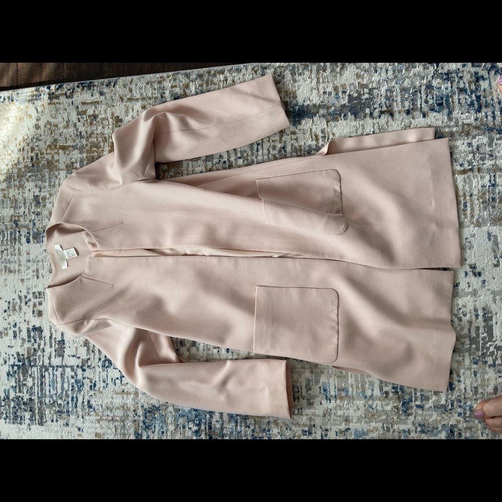 Size 4 H&M (34) Jacket/Blazer Light Pink